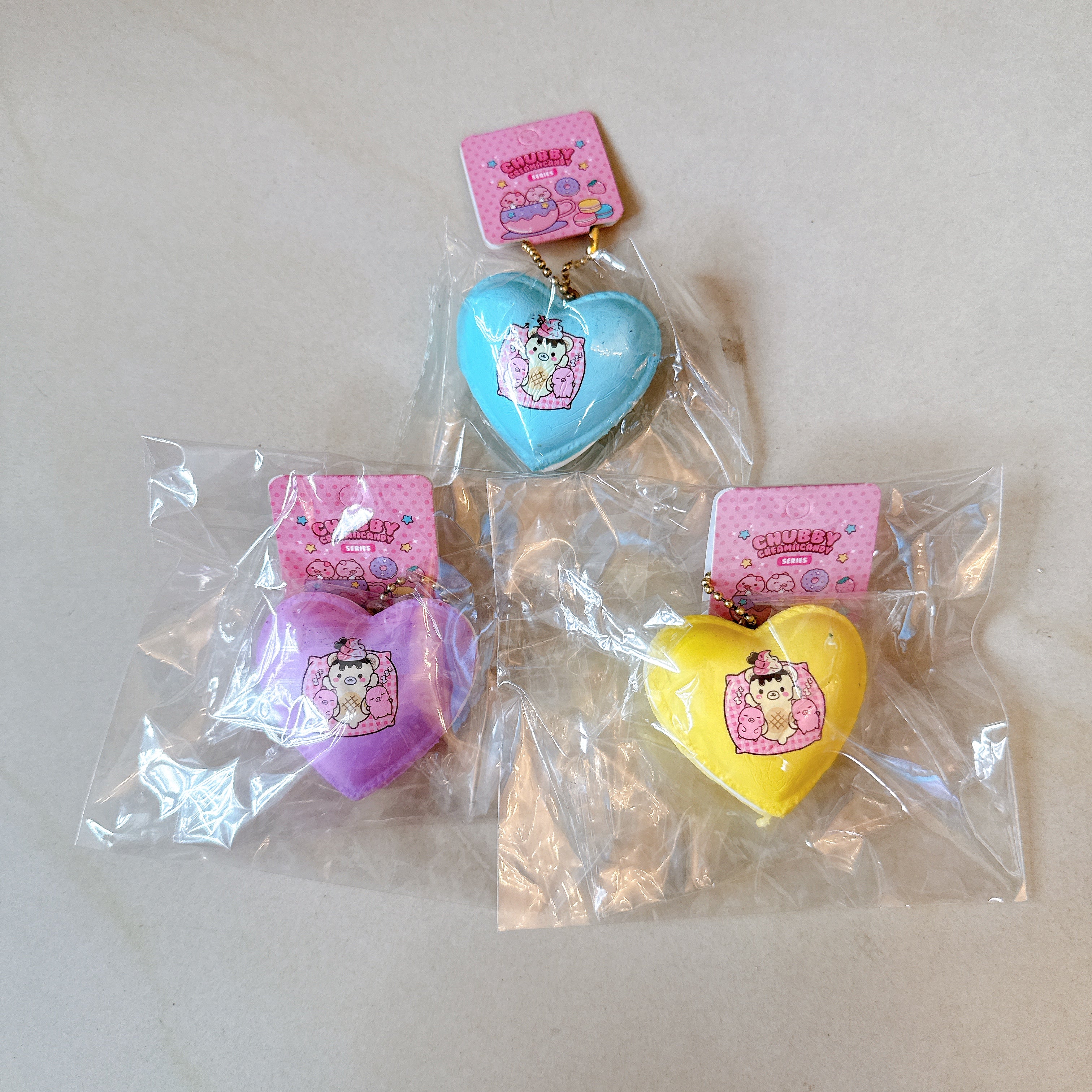 Creamiicandy Yummiibear Heart Macaroon Squishy | Rare Squishy Kingdom