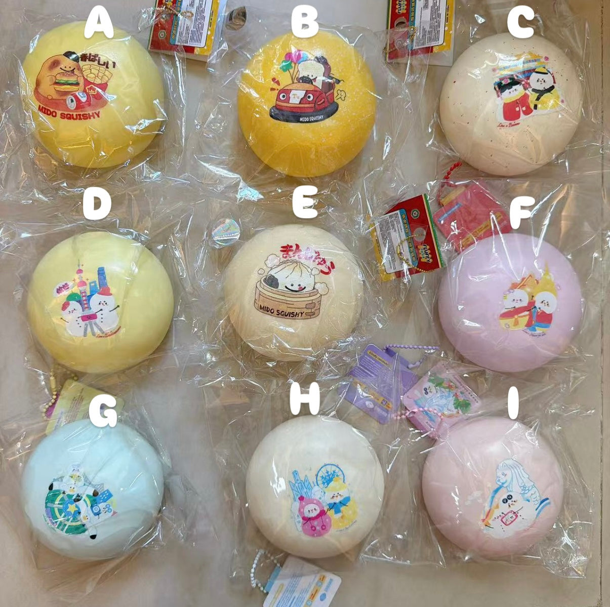 海外限定 MIDO・LISA 大人気スクイーズ Mido & Lisa Bun Squishy | Rare Squishy Kingdom