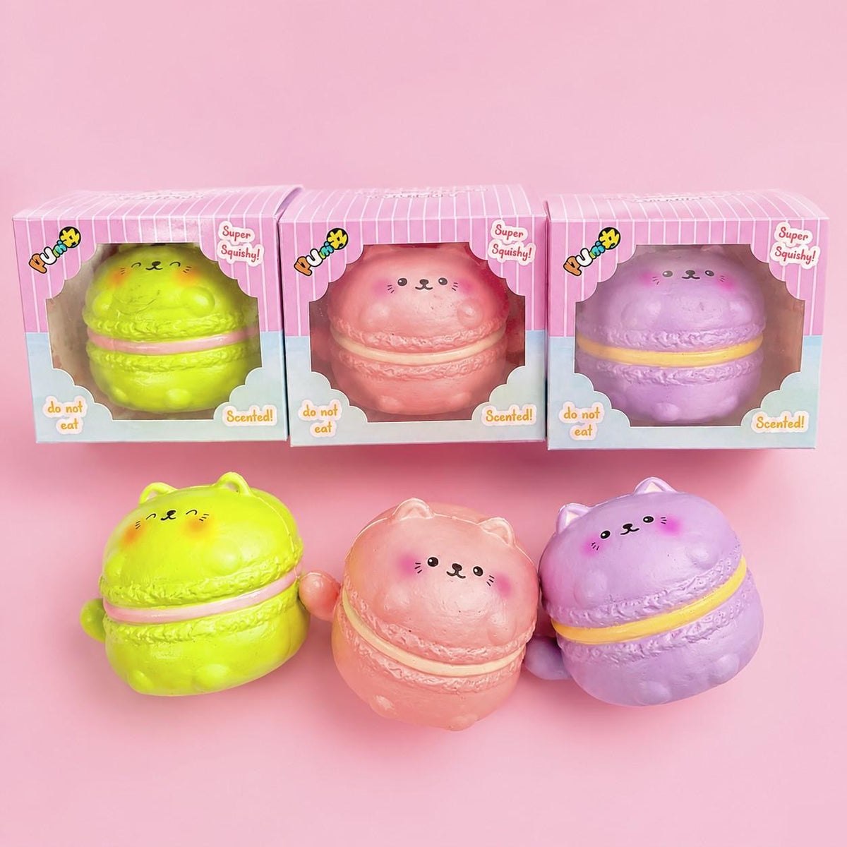 Punimaru Cat Macaroon Squishy