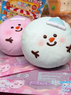 BingBing Snowman Egg Milk Pancake Squishy