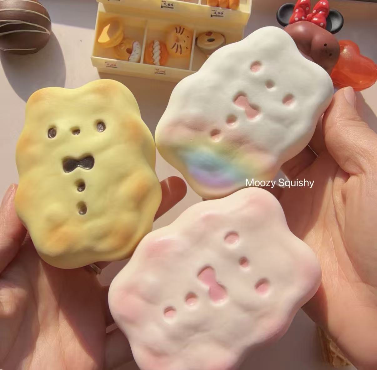 Moozy Cutie Rabbit Biscuit Squishy