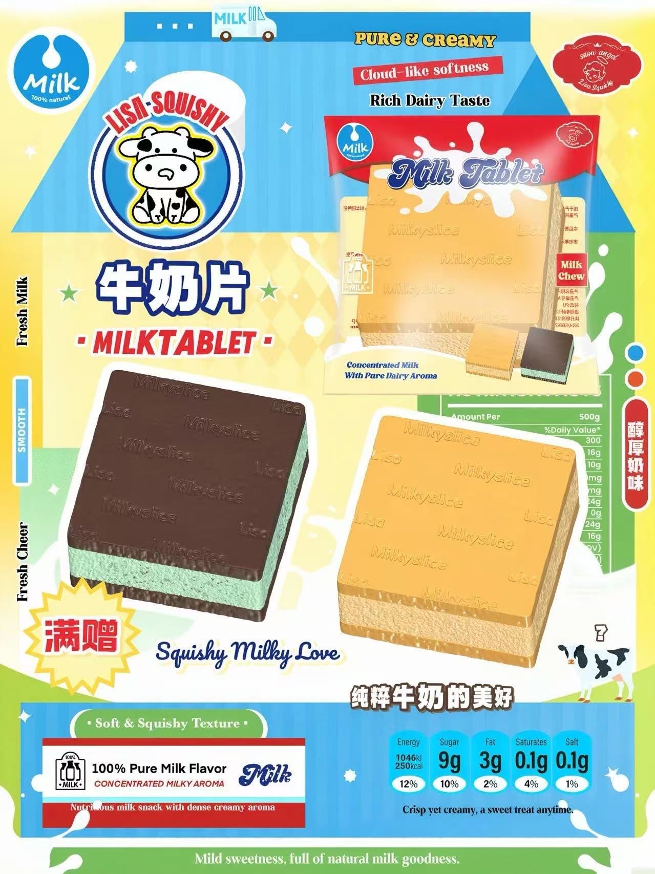 Lisa Milk Tablet Squishy