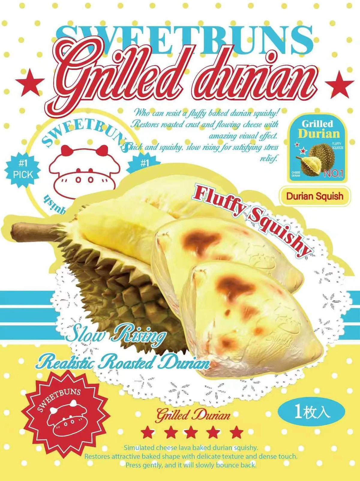 Sweetbuns Grilled Durian Squishy