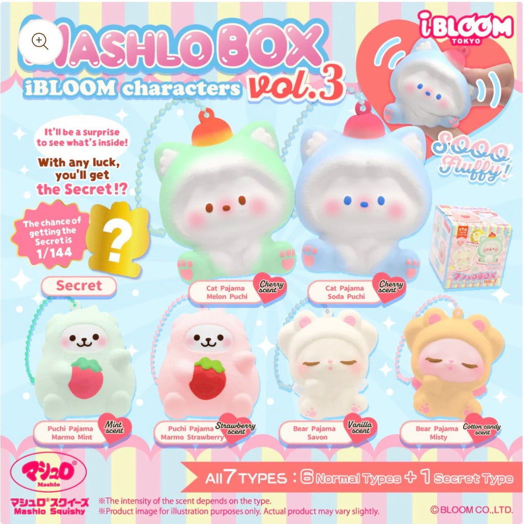 iBloom Characters Mashlo Box Squishy