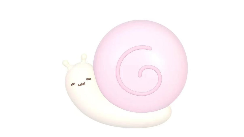 Nunu Pink Snail Squishy