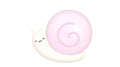 Nunu Pink Snail Squishy