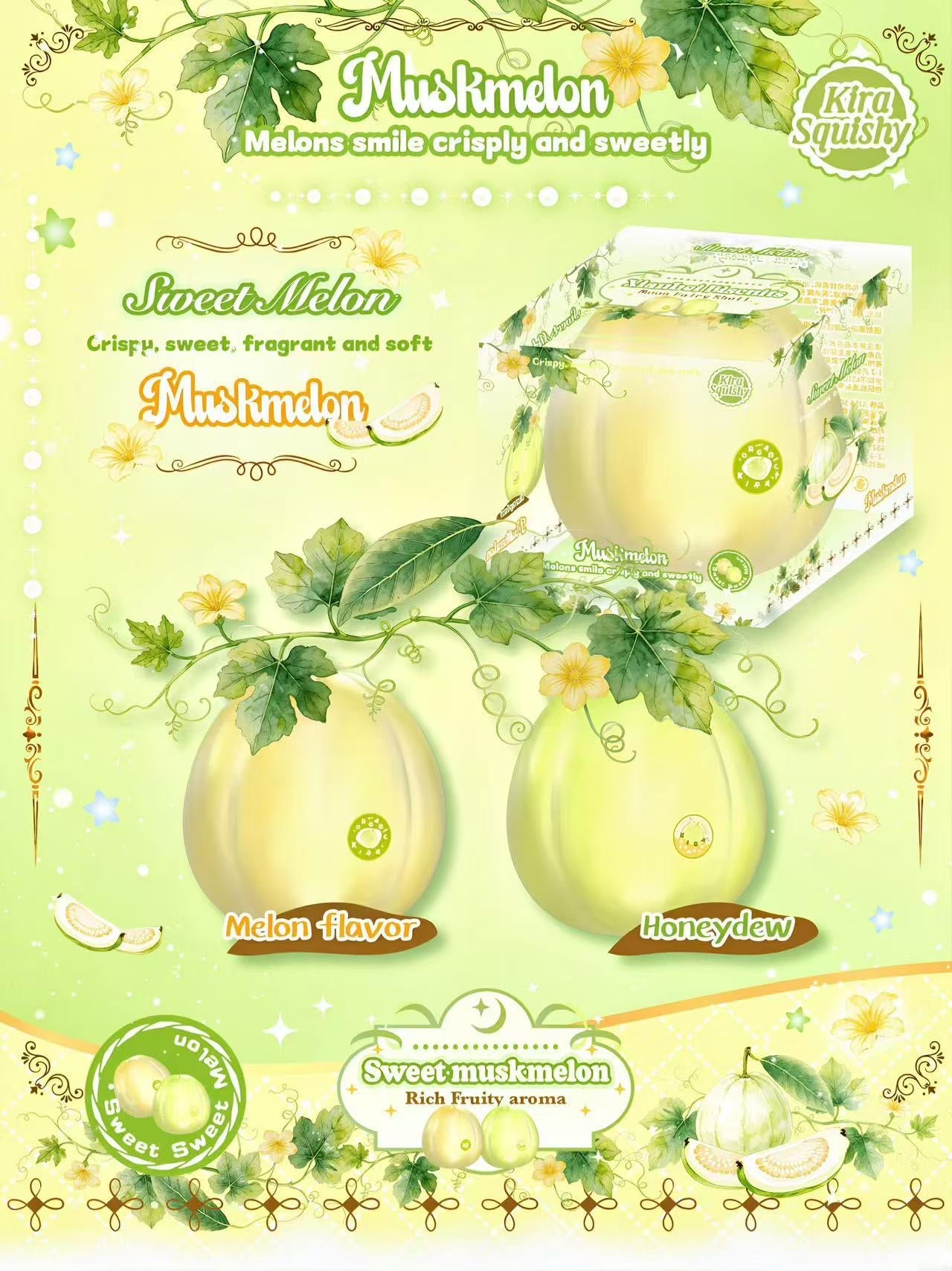 Kira Sweet Muskmelon Squishy