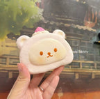 Moozy Bear Strawberry Cream Roll Squishy