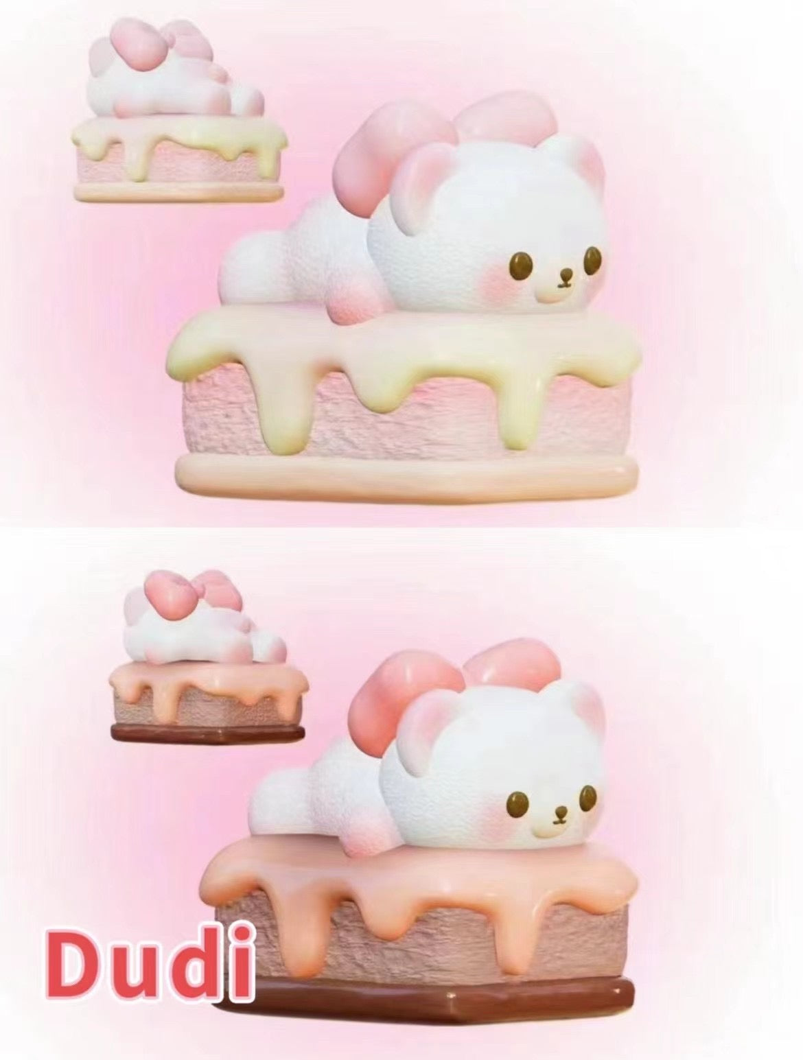 Dudi Cute Little Bear on Cake Squishy