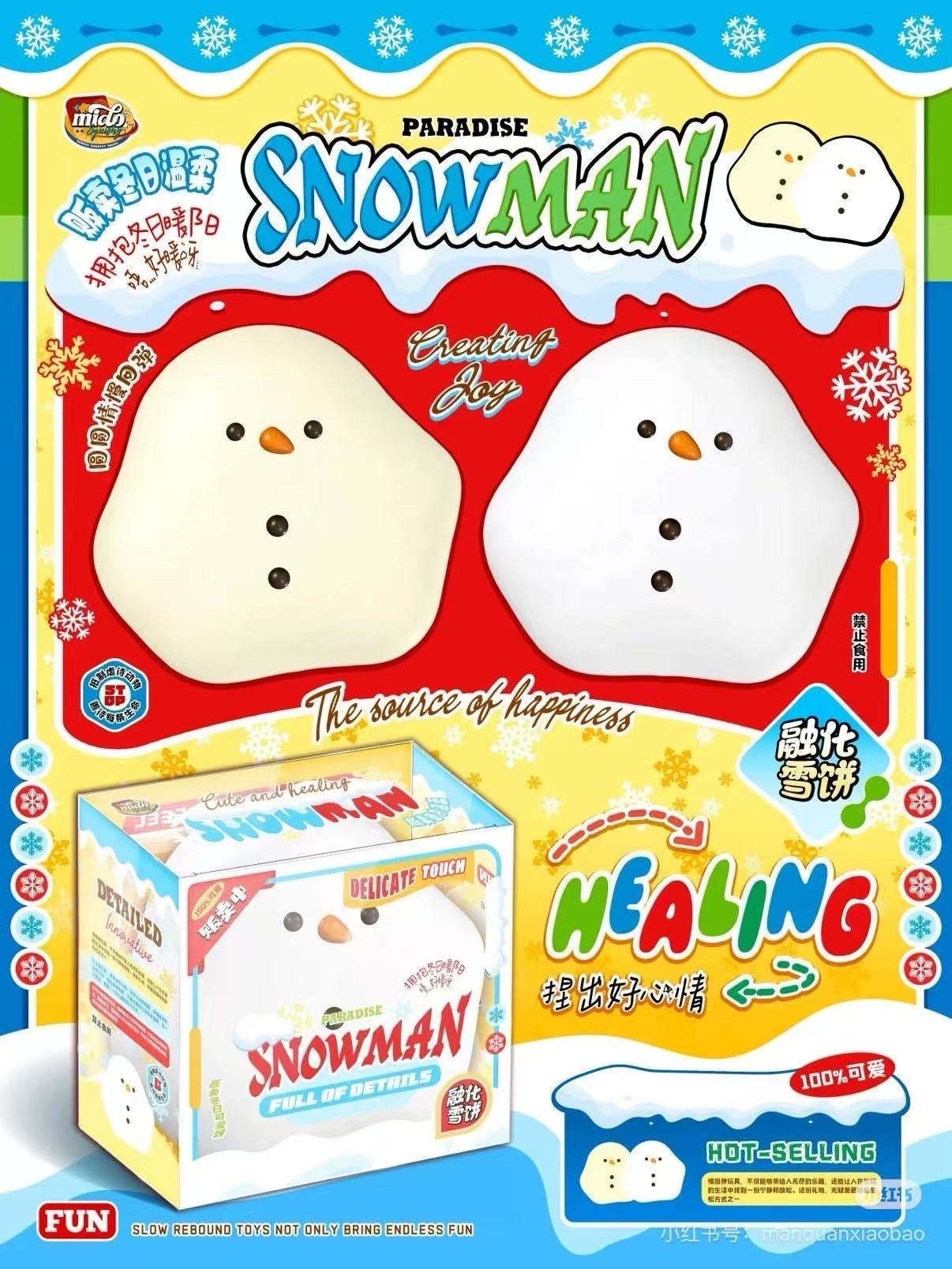 Mido Melting Snowman Squishy