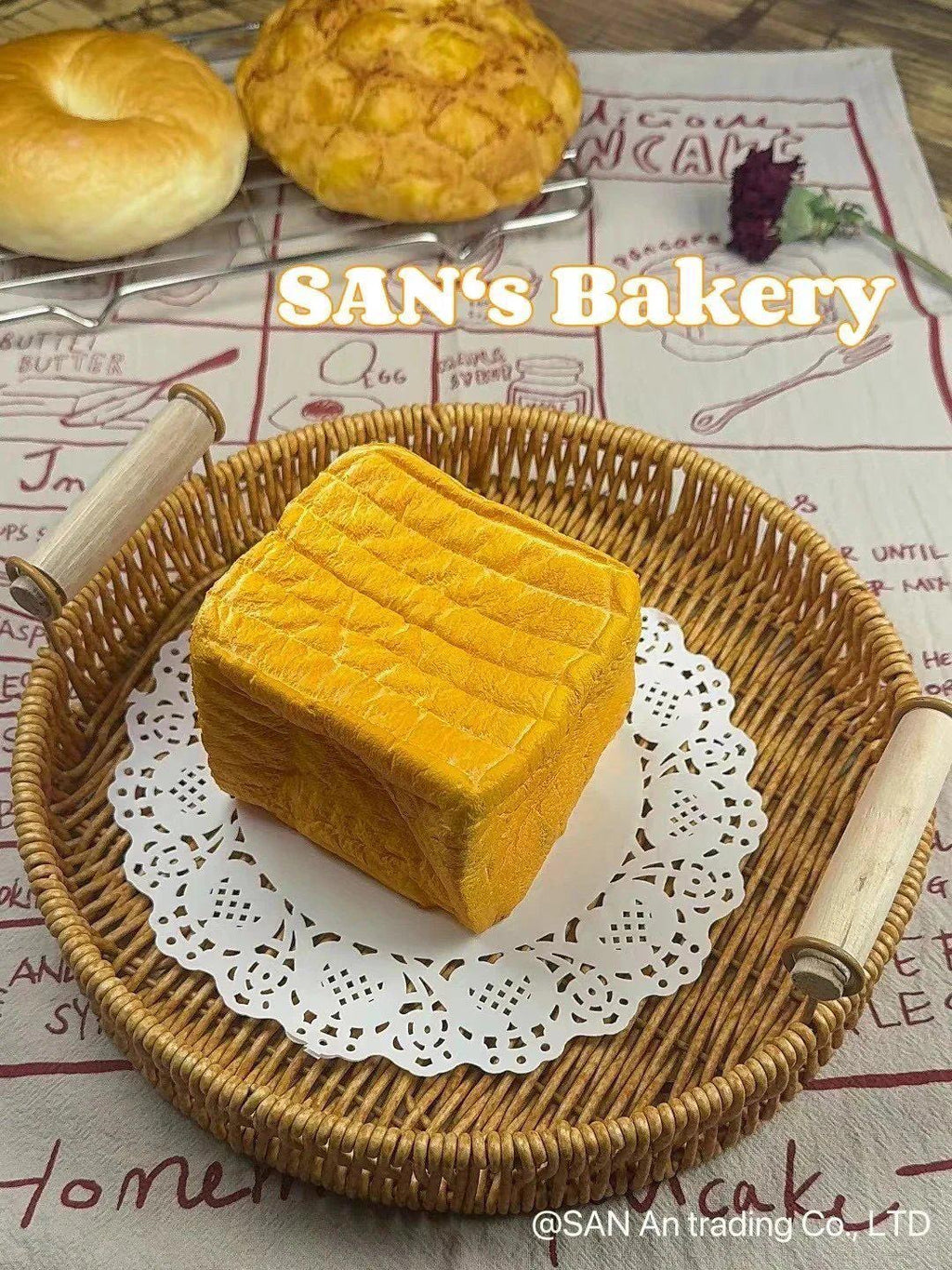 3an Bakery Brioche Squishy