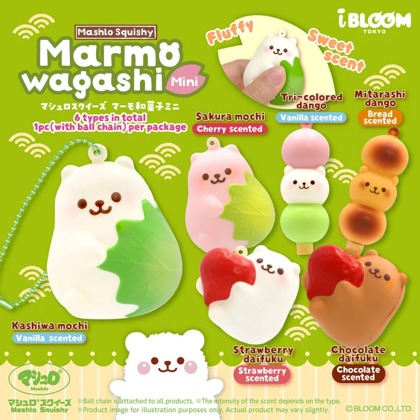 iBloom Marmo Wagashi Mini Squishy Series Full Box (Set of 6)
