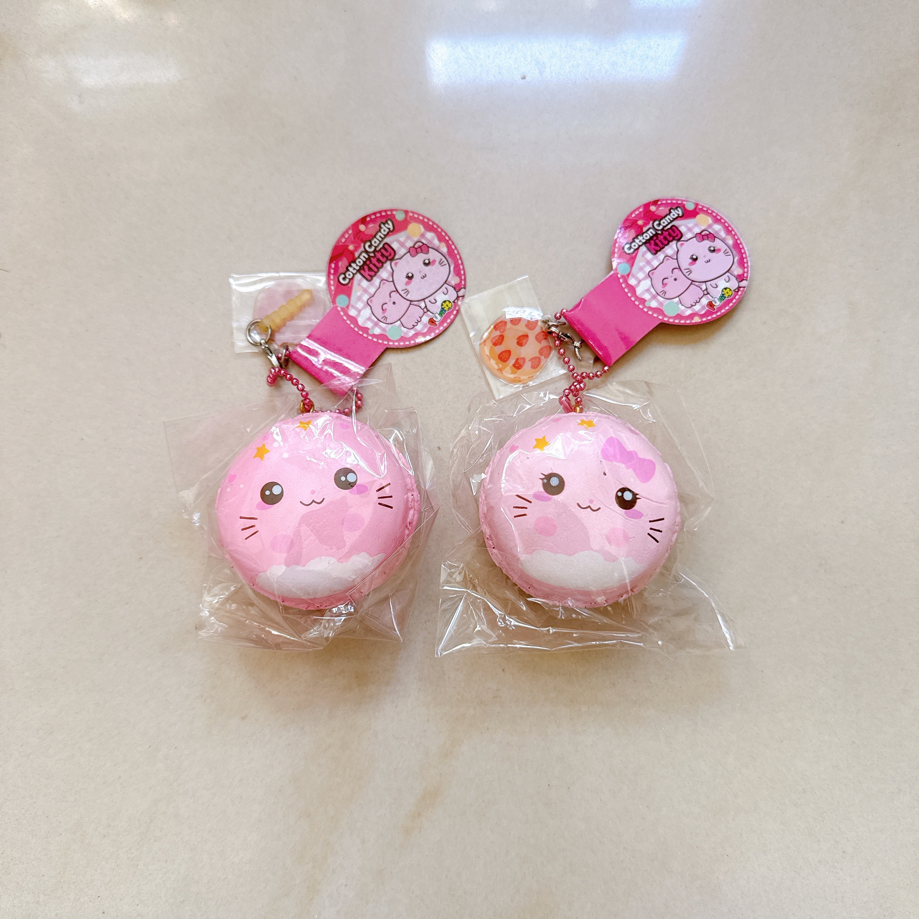 Punimaru Cotton Candy Macaroon Squishy