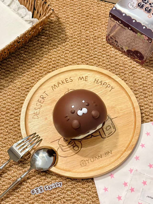 ChaCha Seal Chocolate Tangyuan Squishy