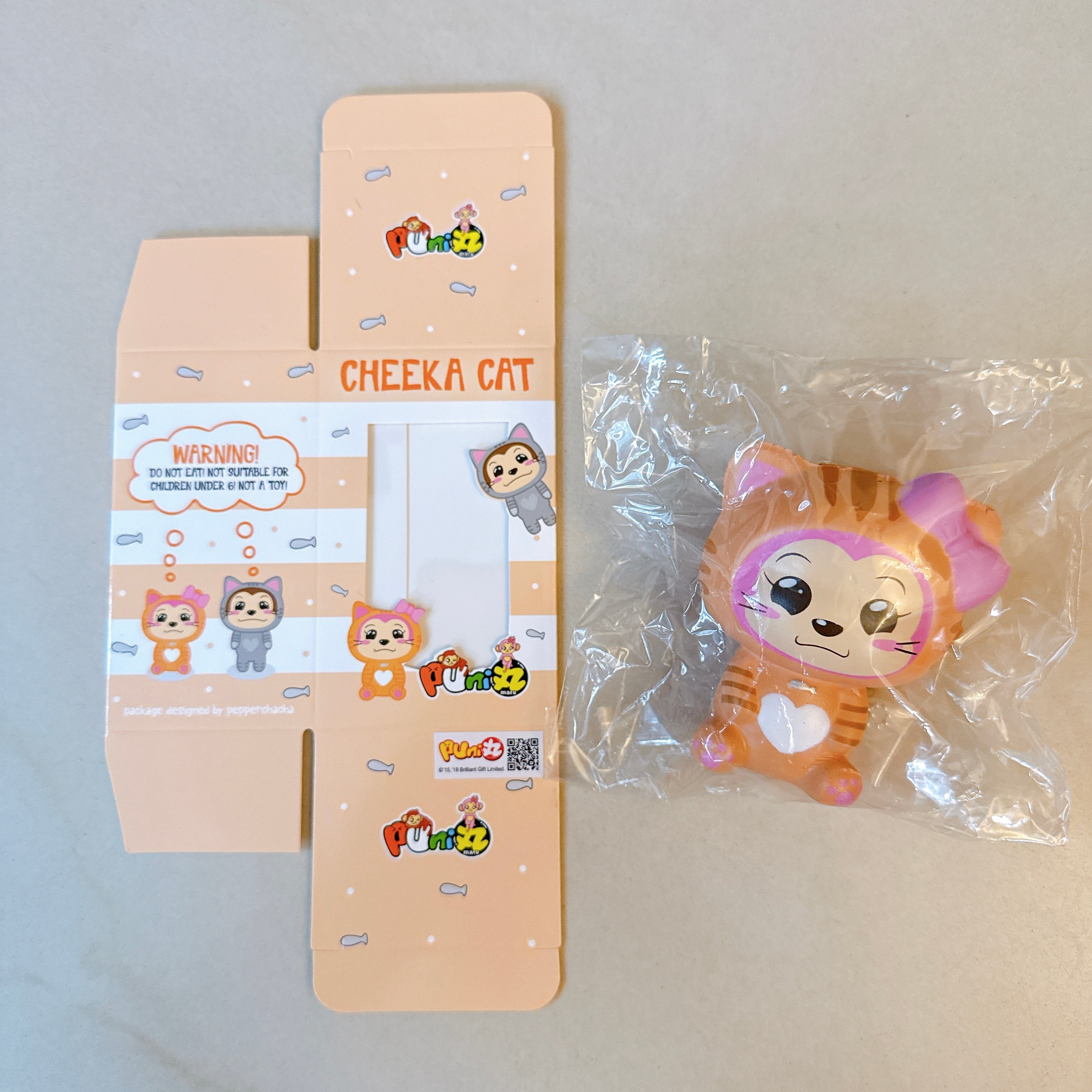 Punimaru Cheeka Cat Squishy