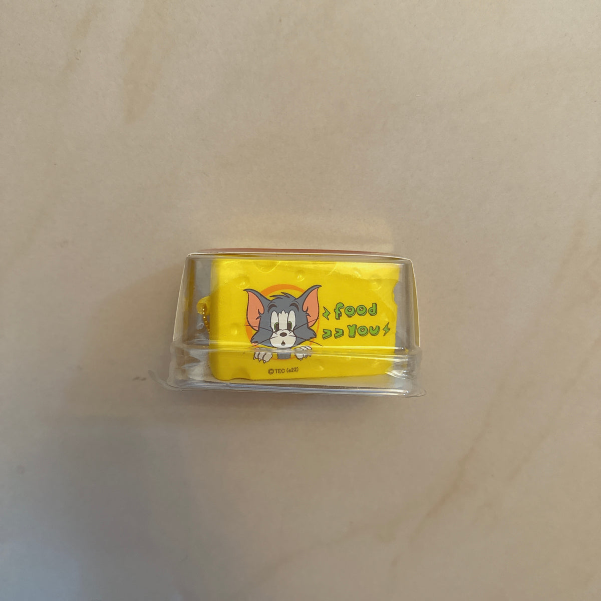 Tom and Jerry Cheese Keychain Squishy