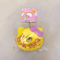 Hello Kitty Yellow Sprinkled Donut Squishy (2017 License)