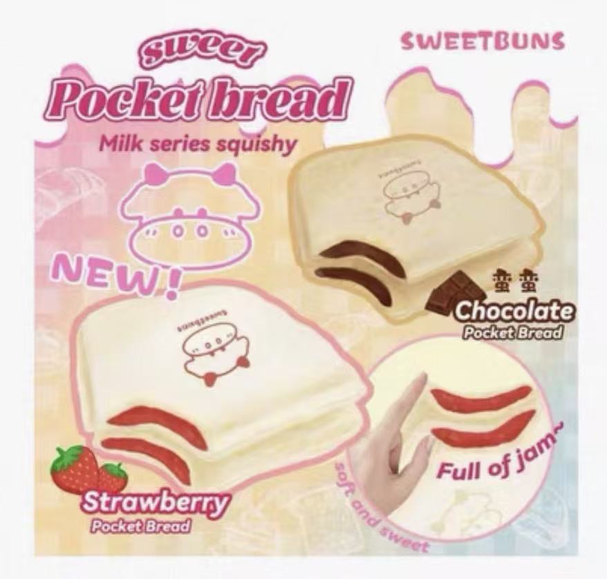 Sweetbuns Pocket Bread Squishy
