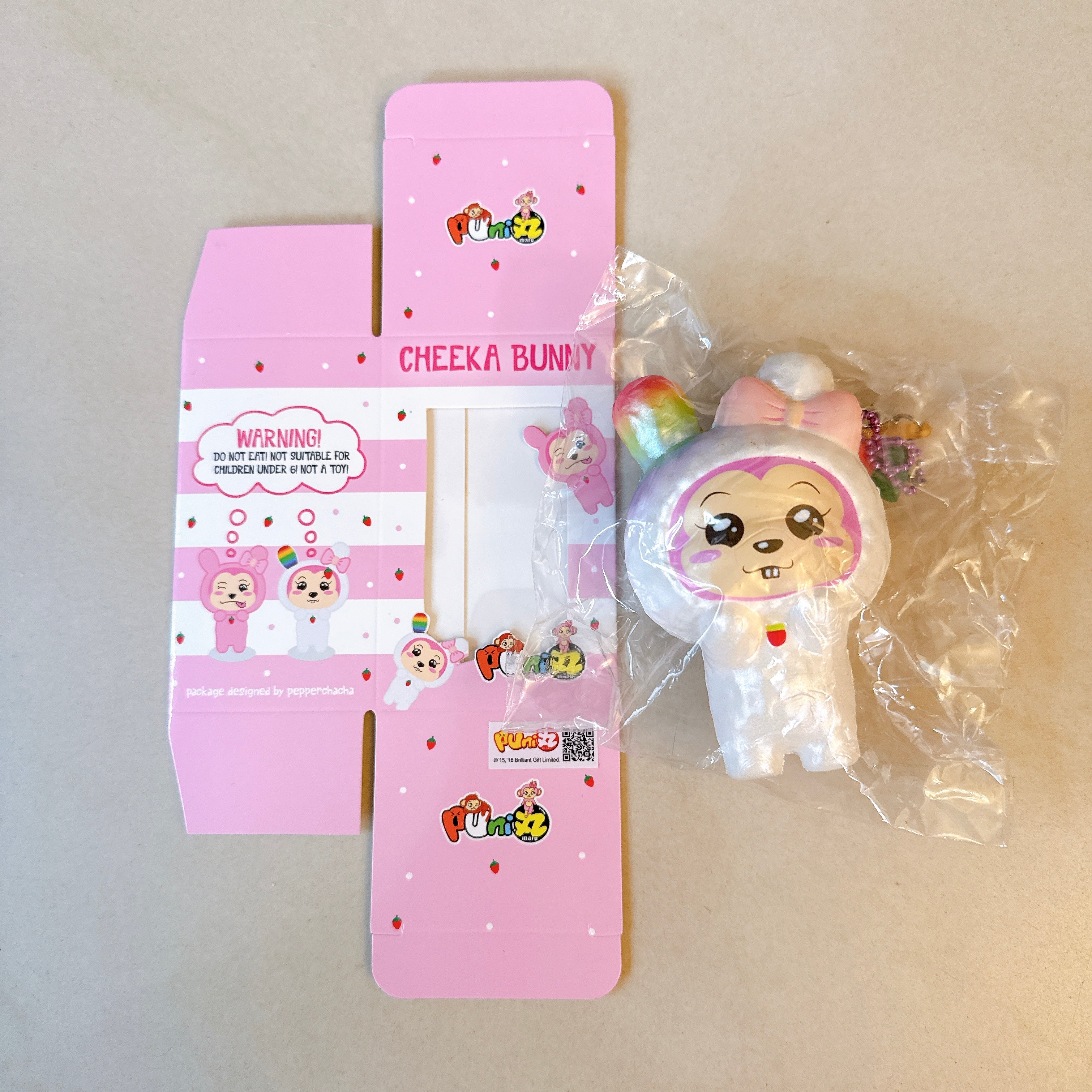 Punimaru Cheeka Bunny Squishy