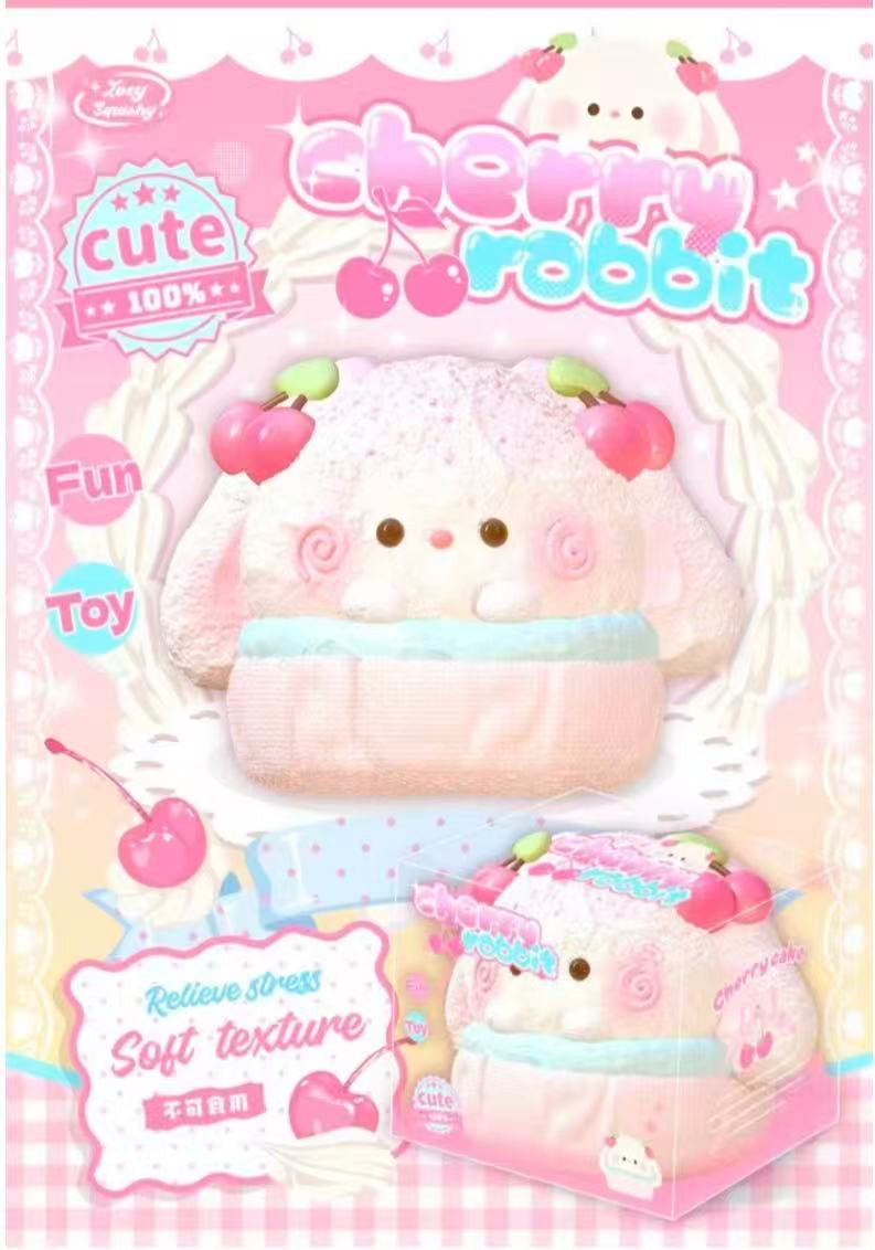 Zoey Cherry Rabbit Squishy