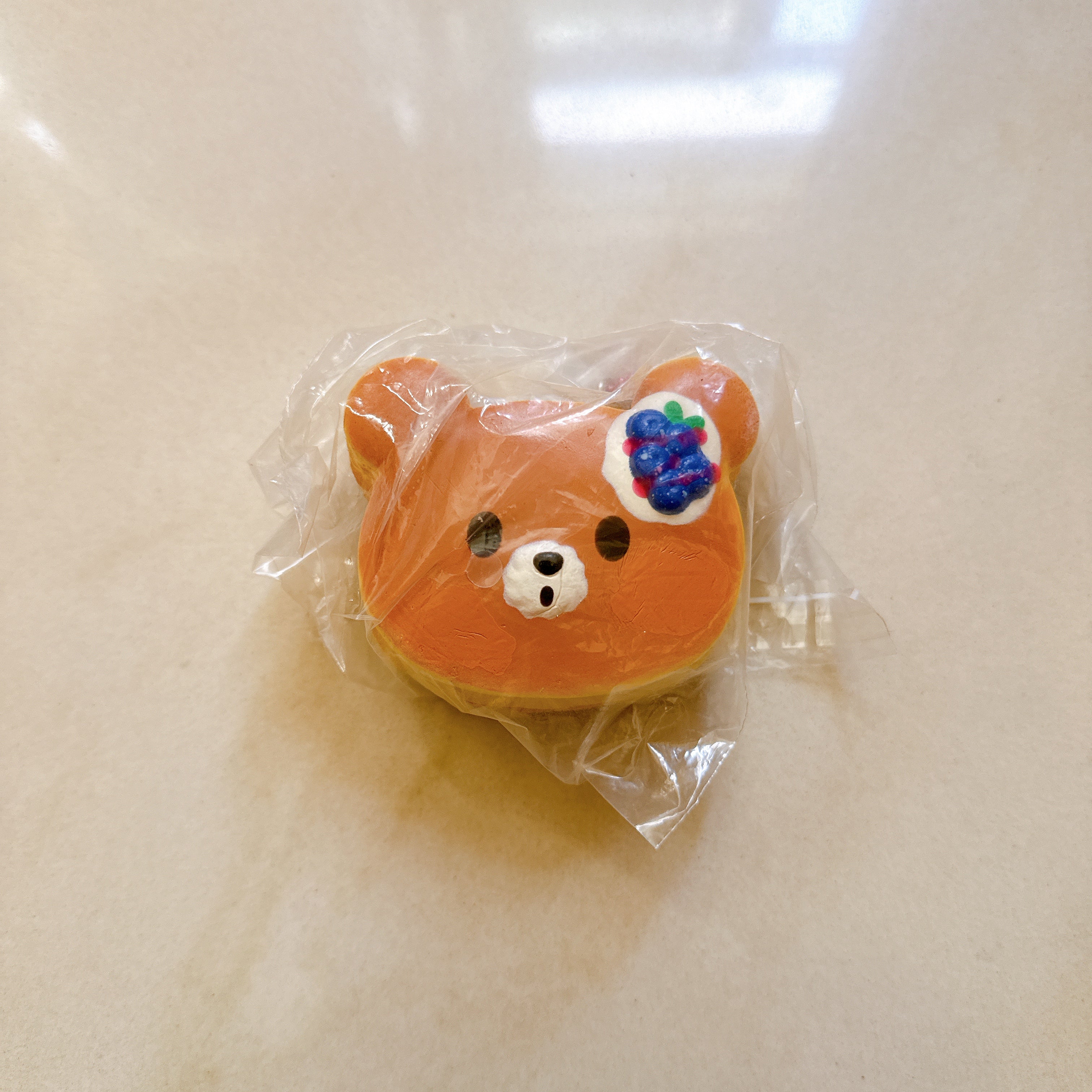 Punimaru Mini Blueberry Bear Pancake Squishy