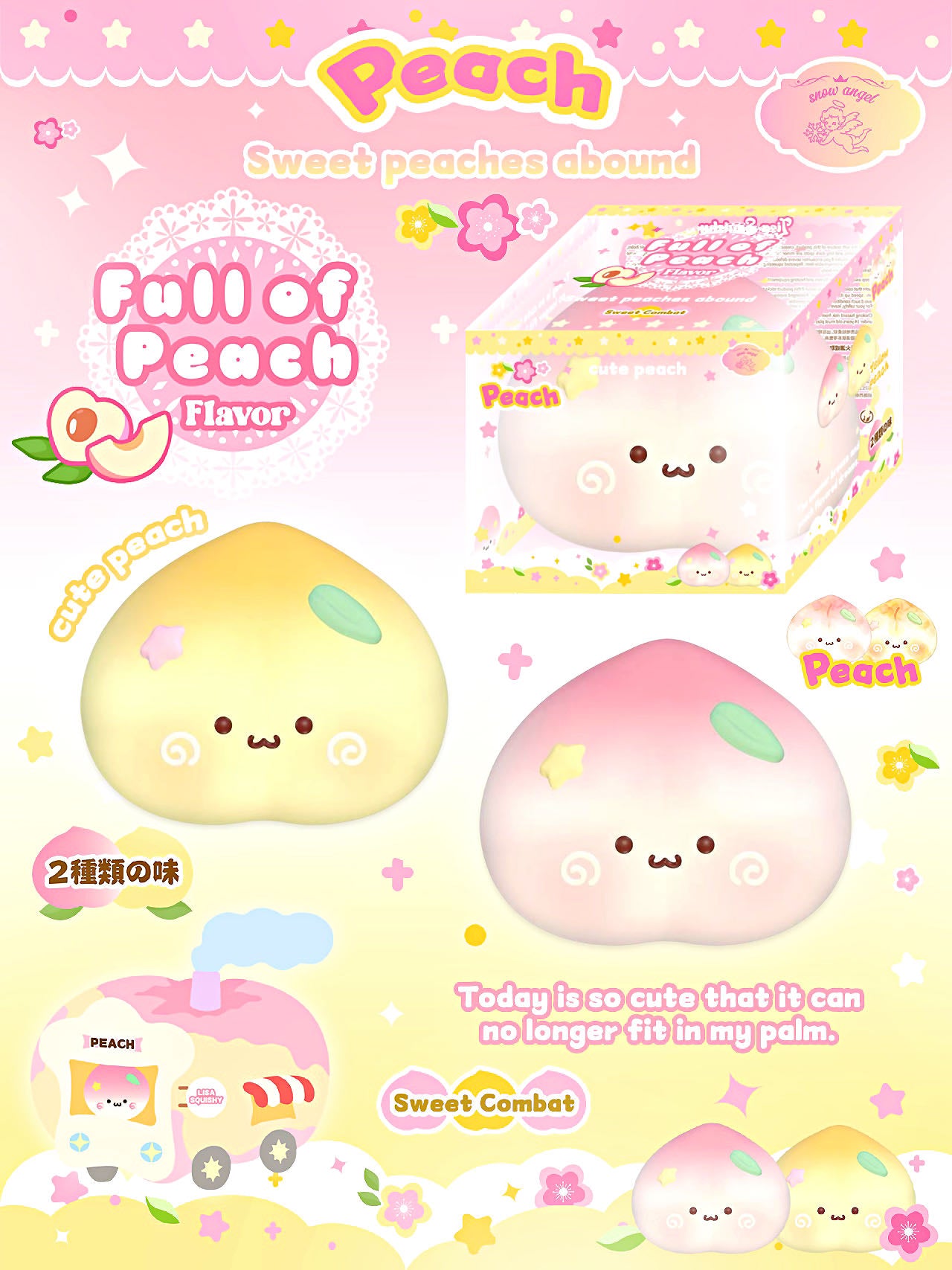 Lisa Peach Squishy