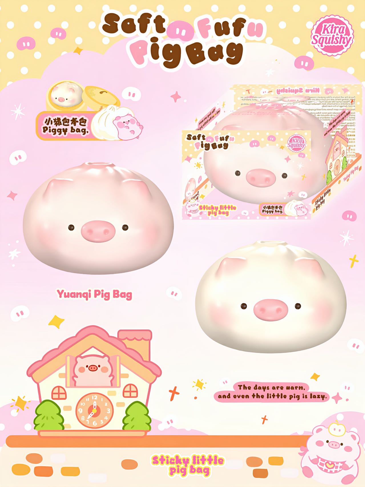 Kira Piggy Bun Squishy