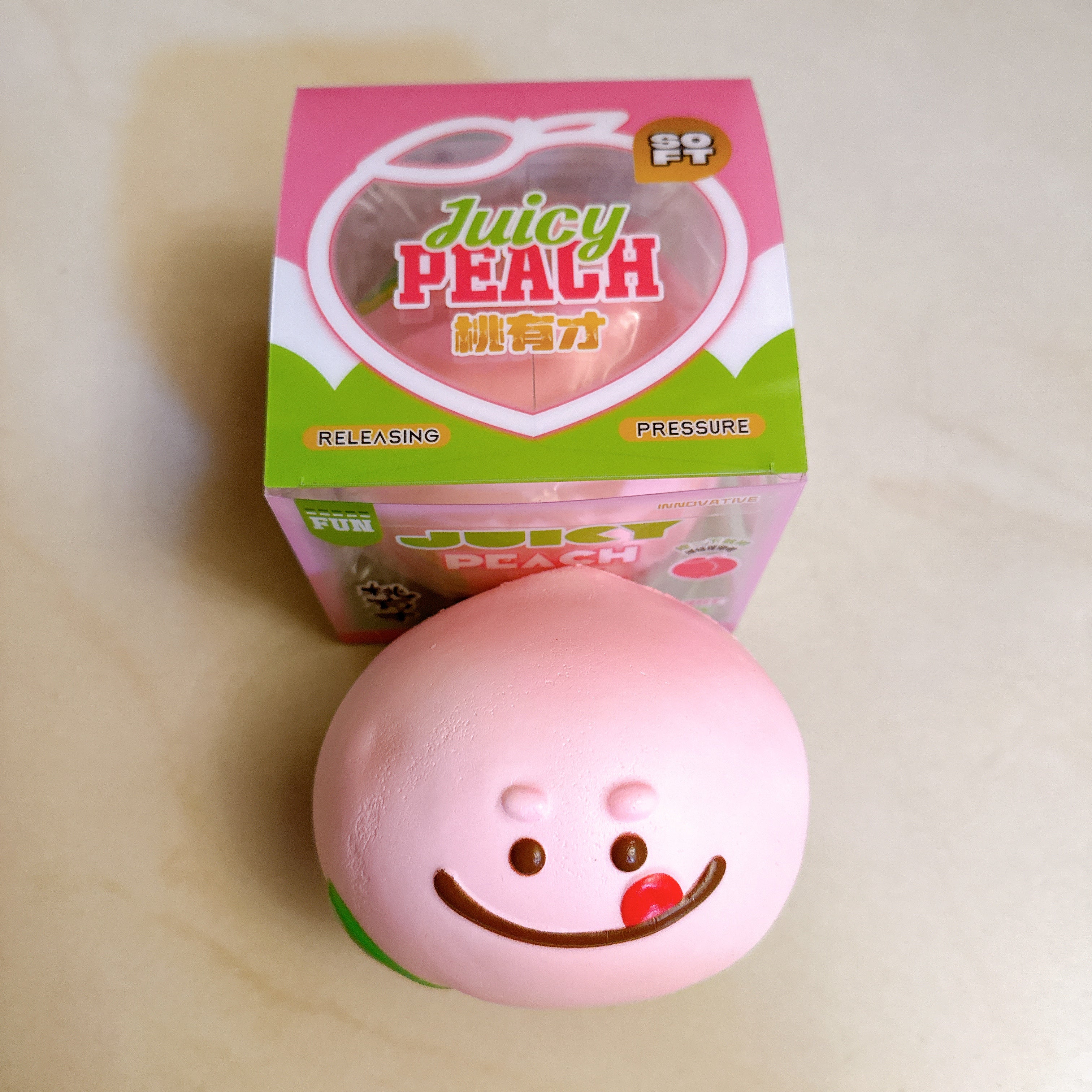 Mido Peach Character Squishy