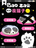 Cutie Kitten Bread Squishy (Black and white)