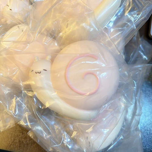 Nunu Pink Snail Squishy