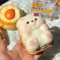 Moozy Bear Sandwich Biscuit Squishy