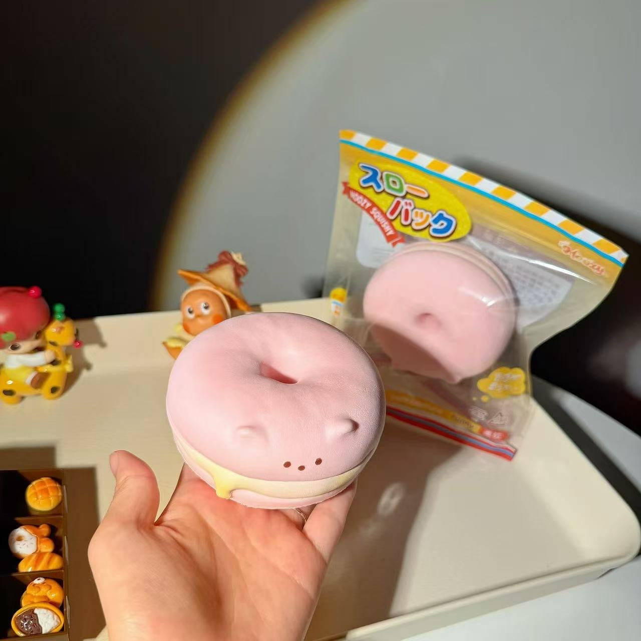 Moozy Bear Bagel Squishy