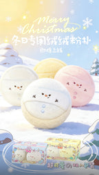 Bread Fantasy Snowman Blender Squishy Set (White & Yellow)