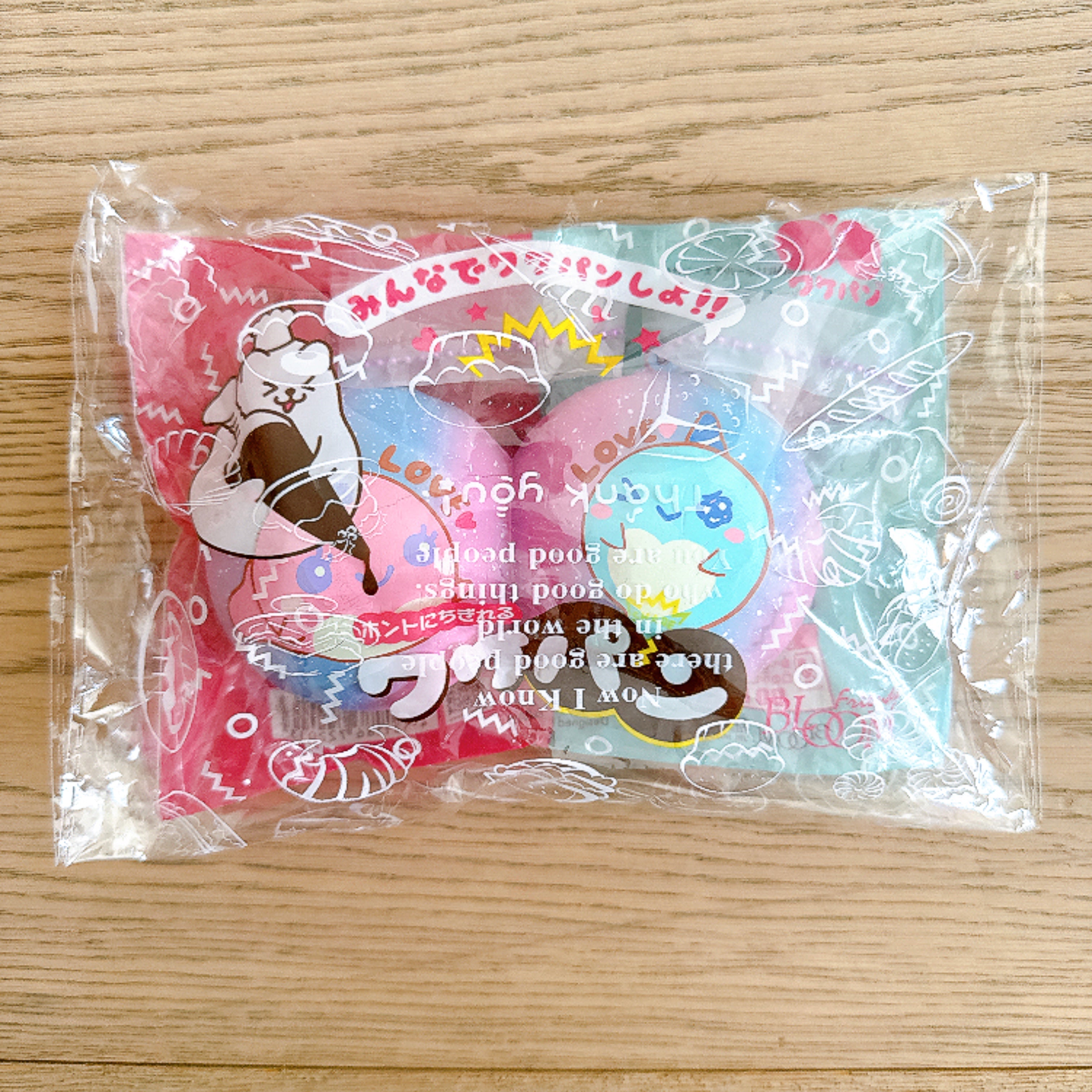 iBloom Sharebread Rainbow Bun Squishy