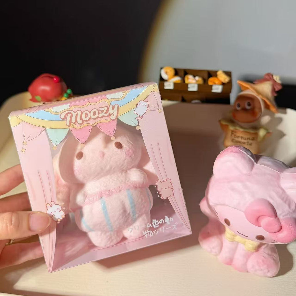 Moozy Cream Bunny Squishy