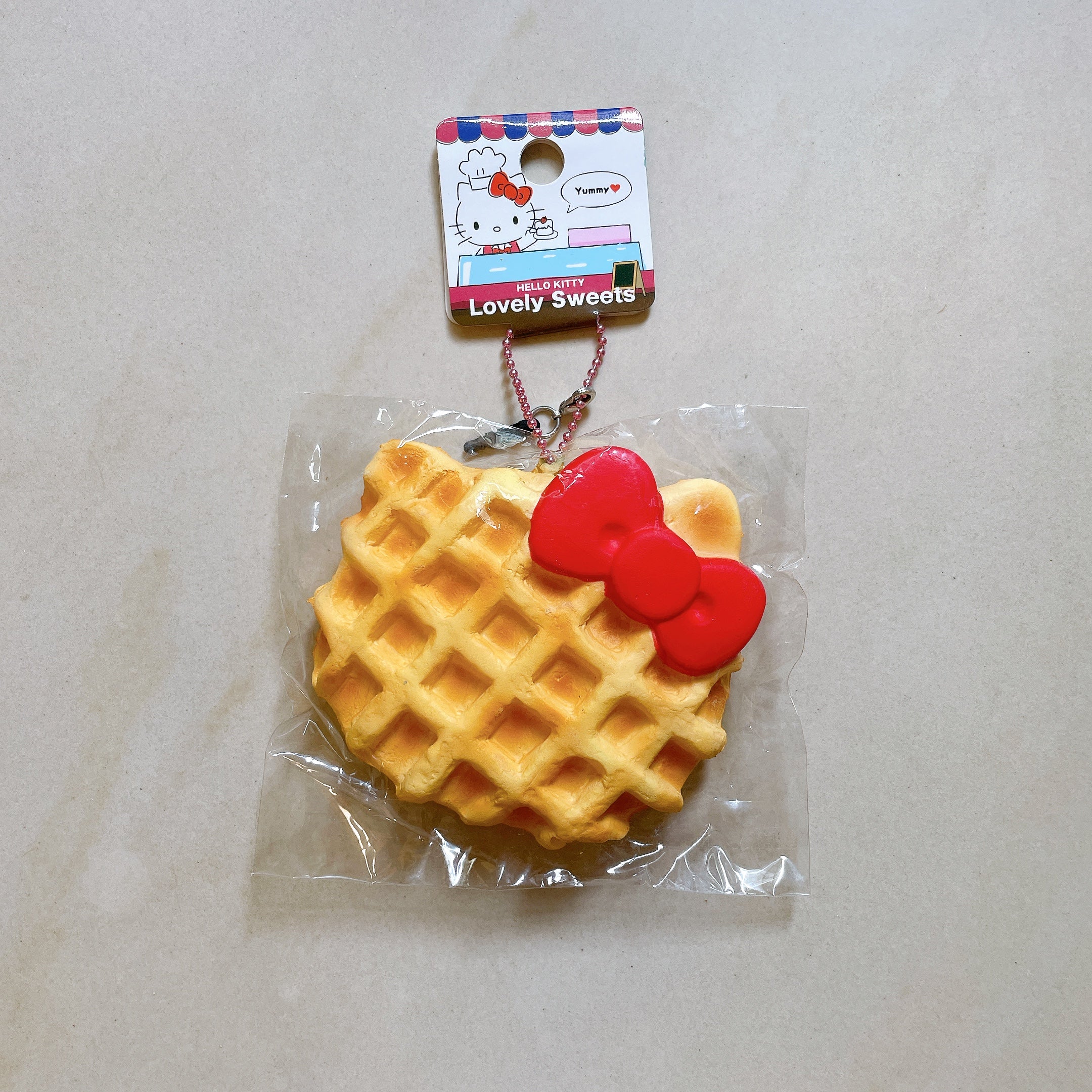 Rare Hello Kitty Waffle Squishy (2016 License)