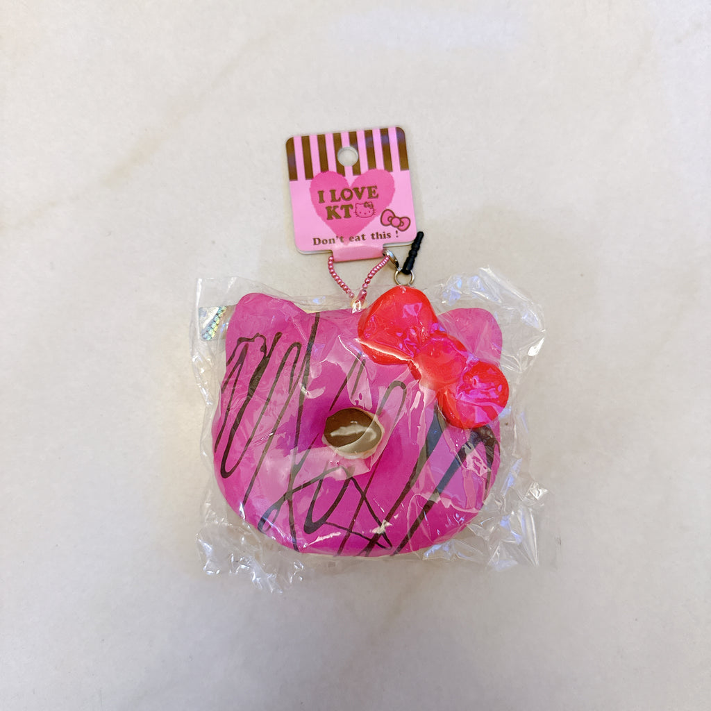 Hello Kitty Hot Pink Drizzle Donut Squishy (2015 License)