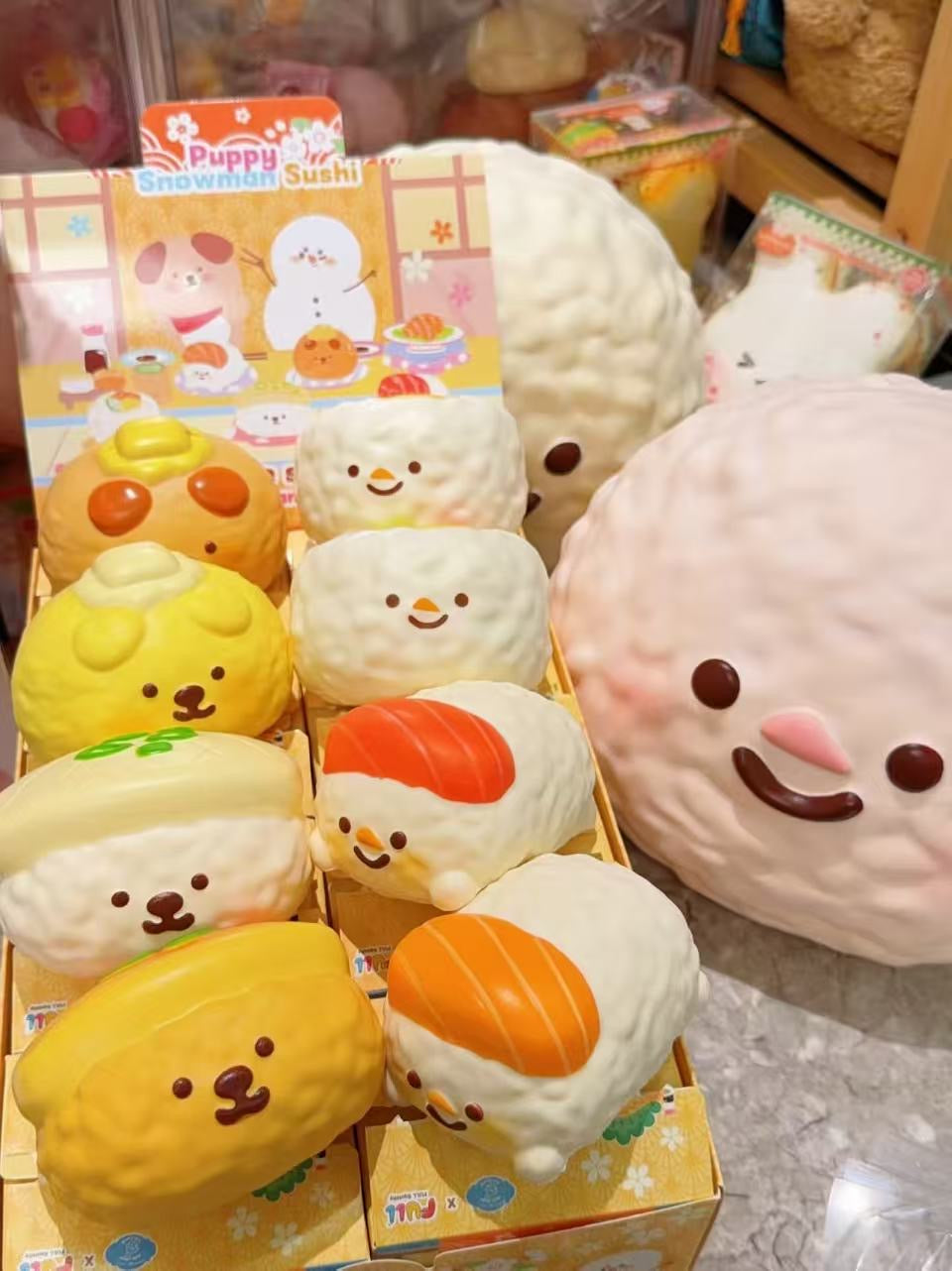 Lisa x FULL Puppy Snowman Sushi Series Blind Box (Set of 8)