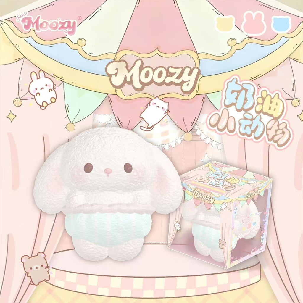Moozy Cream Bunny Squishy