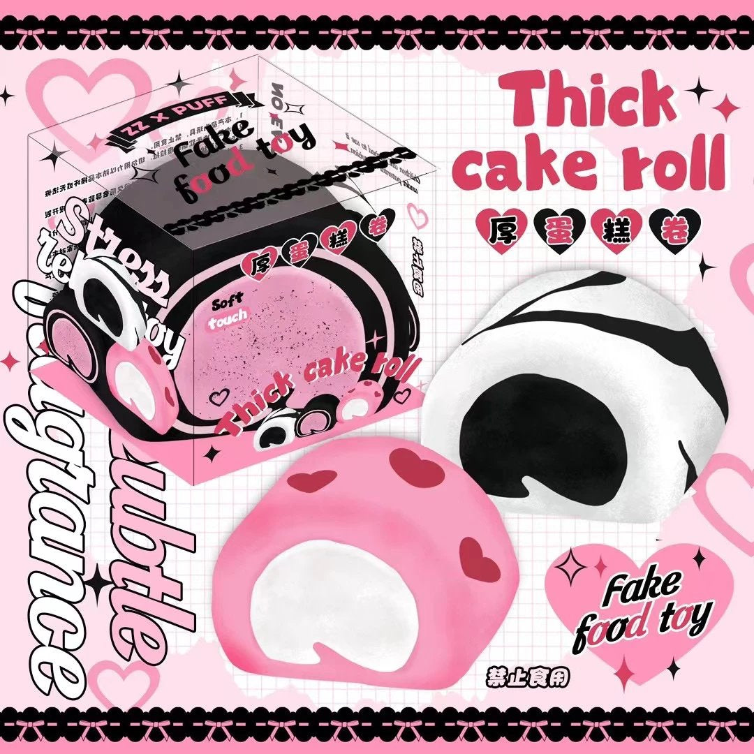 Thick Cake Roll Squishy
