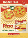Lisa Fast Food Classic Pizza Squishy