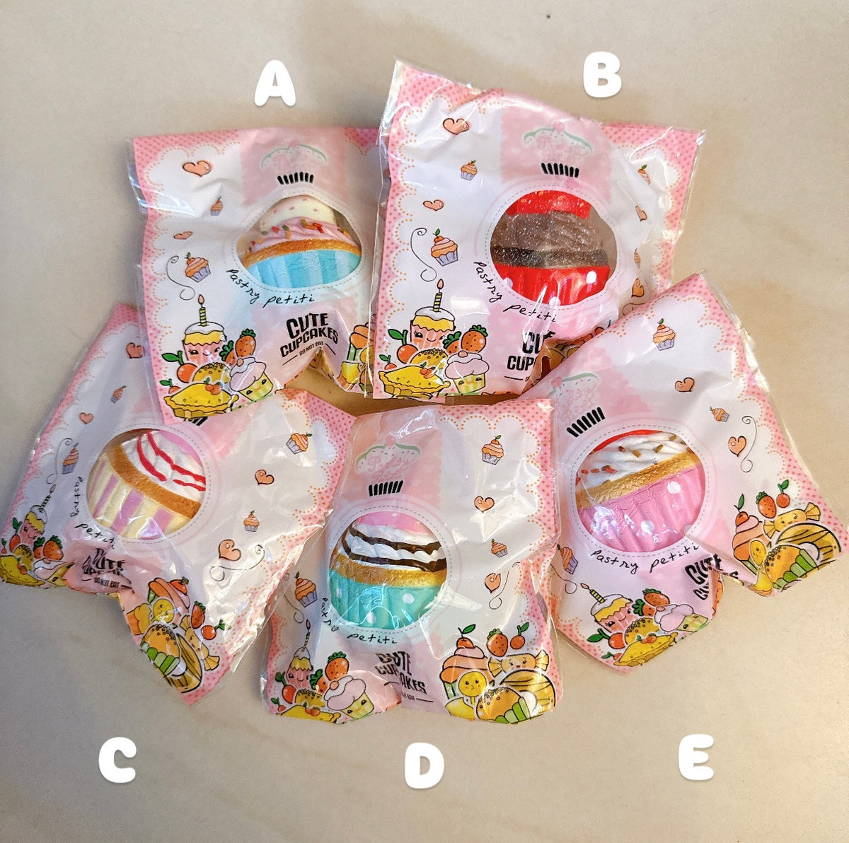 Rare Punimaru Mini Cupcake Squishy Full Set