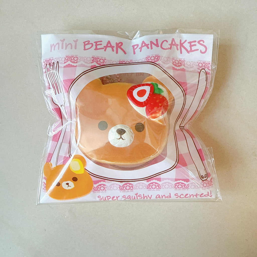 Punimaru Mini Strawberry Bear Pancake Squishy