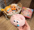 Mido Pink Hippo Bun Squishy