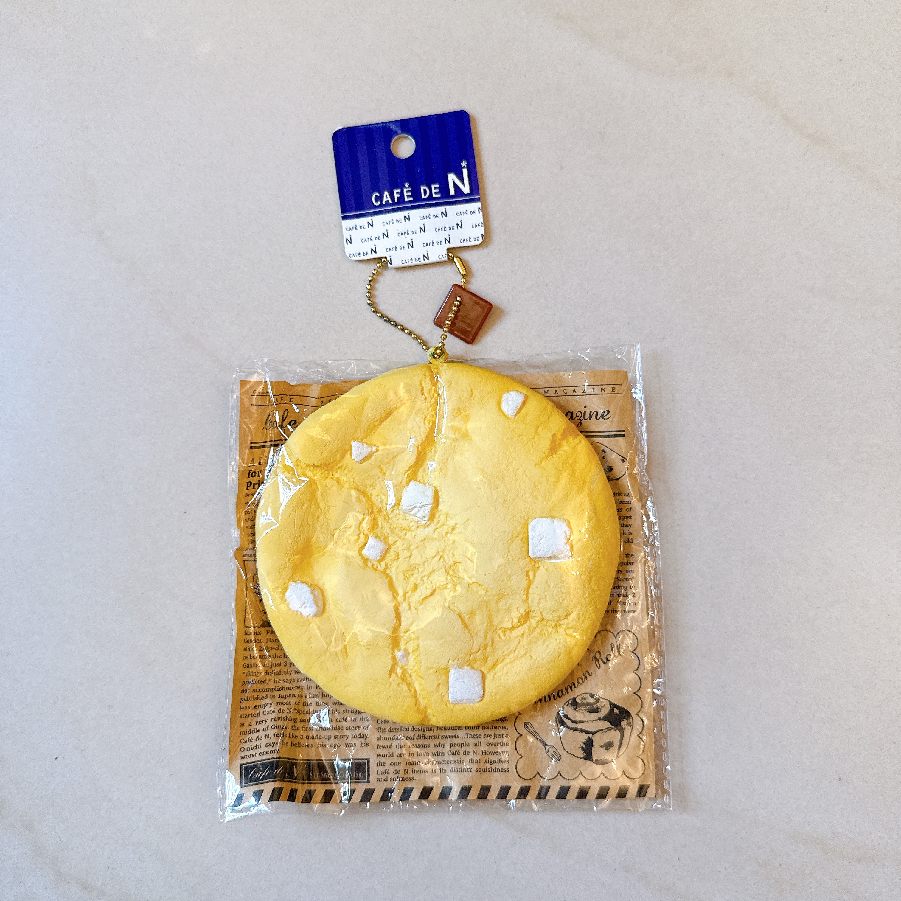 Cafe De N Yellow Cookie Squishy
