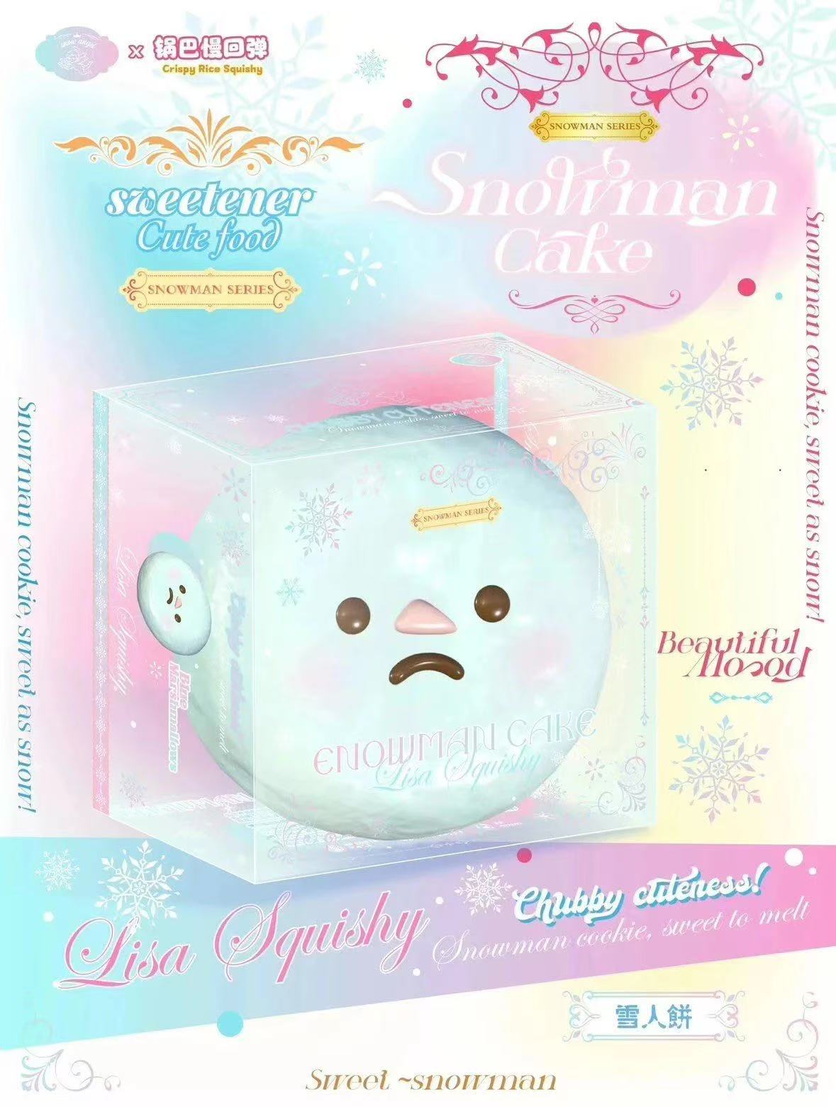 Lisa Snowman Cake Squishy
