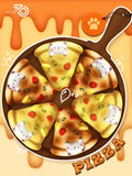 Pizza Bear Squishy (Yellow Color)
