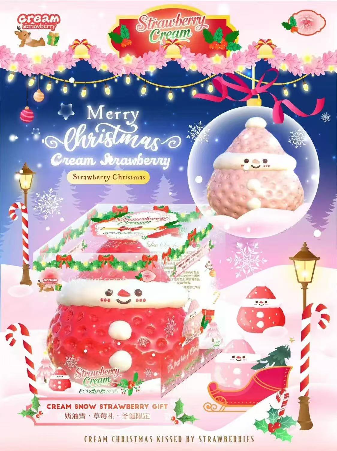 Lisa Strawberry Mound Cream Puff Squishy