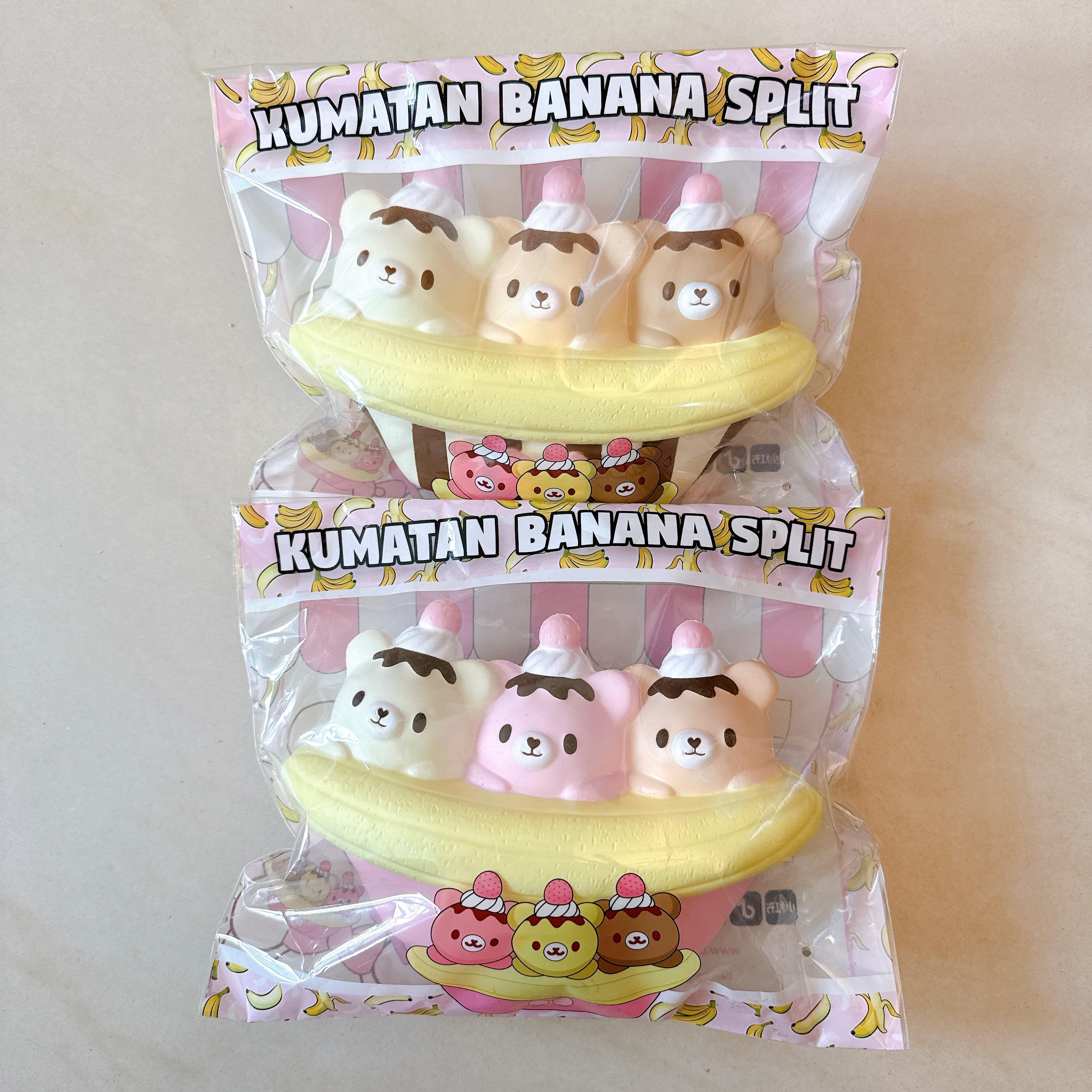 Bunny’s Cafe Kumatan Banana Split Squishy