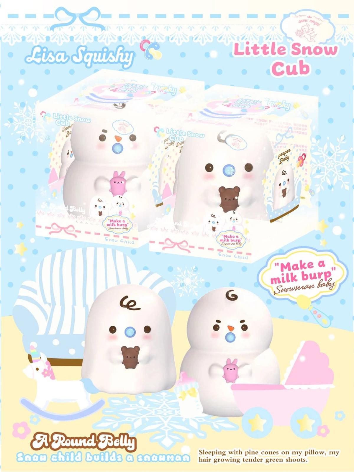 Lisa White Little Snow Cub Ghost Squishy